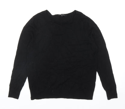 Womens UK Size 12 Peacocks Black Pullover Jumper