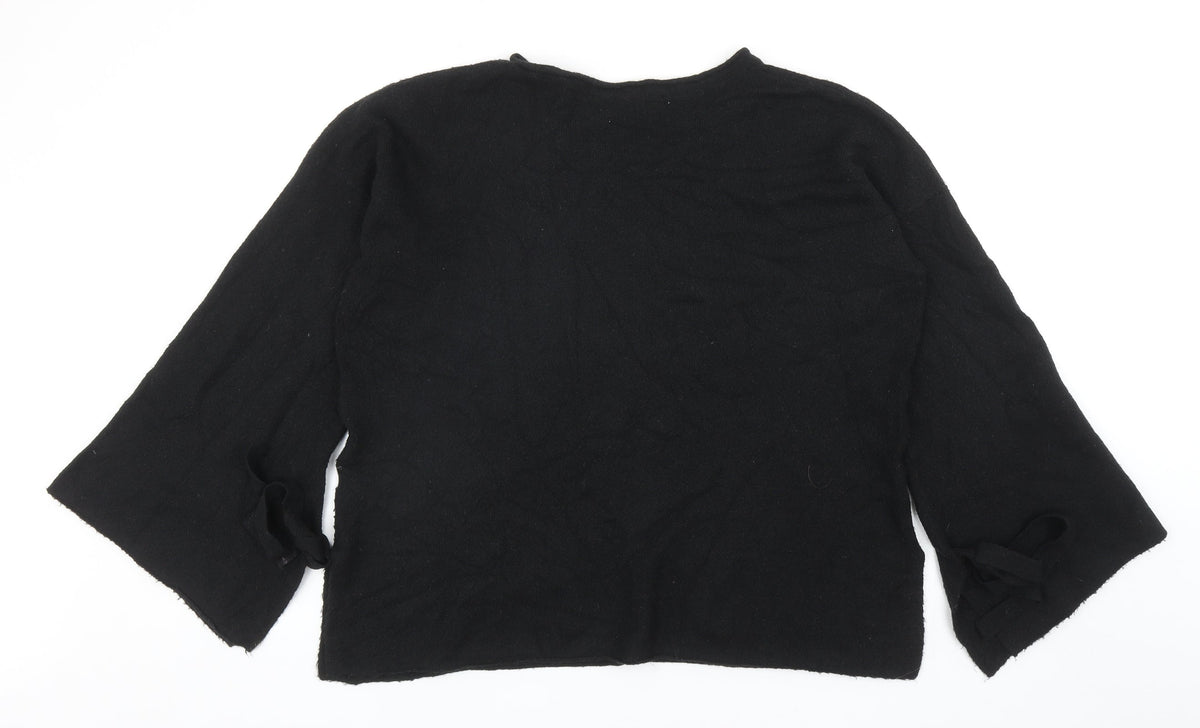 Womens UK Size S French Connection Black Pullover Jumper