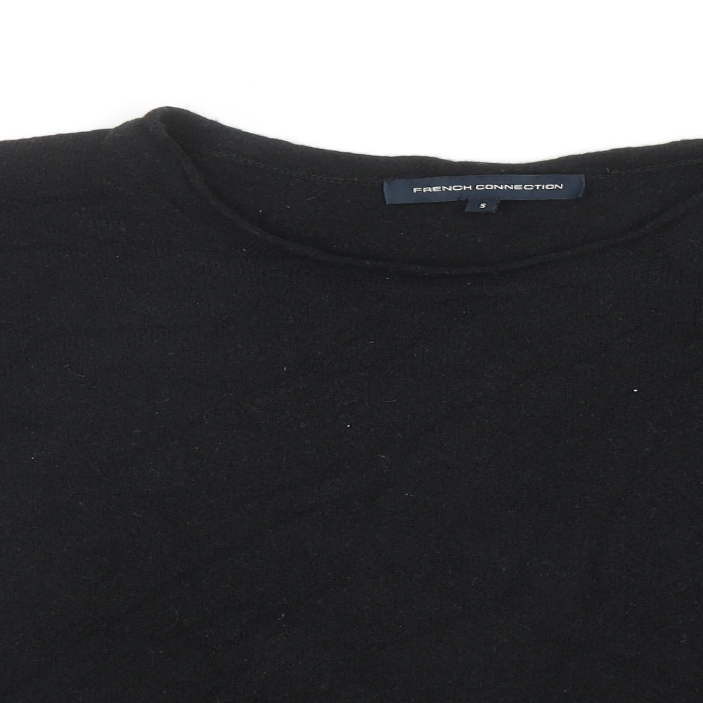 Womens UK Size S French Connection Black Pullover Jumper