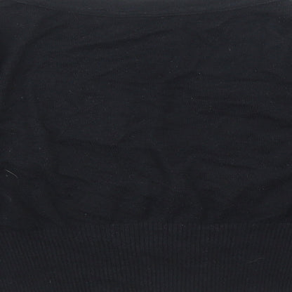 Womens UK Size 6 New Look Black Cardigan Jumper