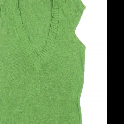 Womens UK Size 10 Topshop Green Pullover Jumper
