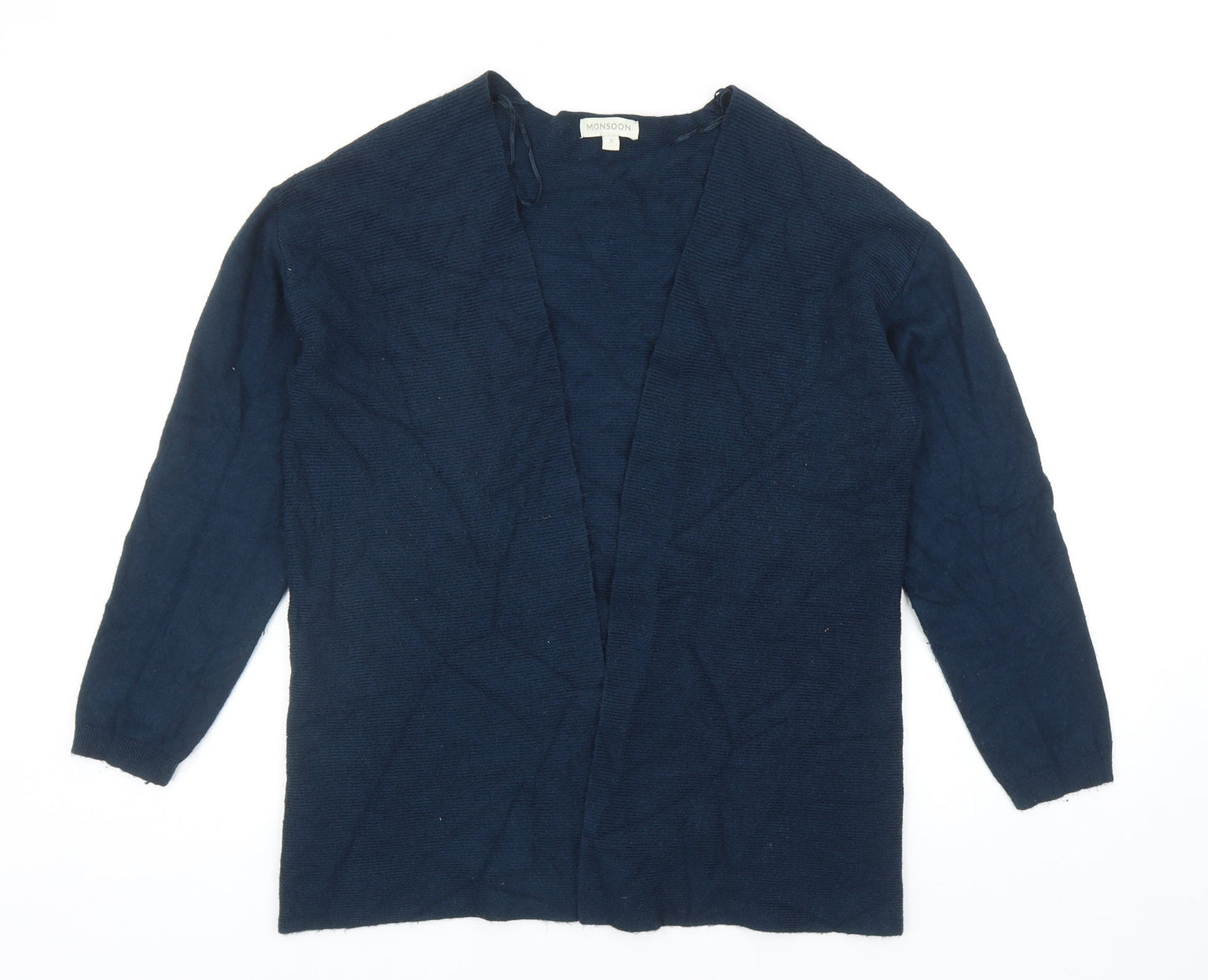 Womens UK Size S Monsoon Blue Cardigan Jumper