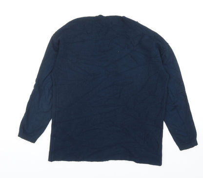 Womens UK Size S Monsoon Blue Cardigan Jumper