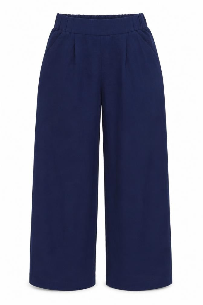 Womens UK Size 6 H&M Regular Fit  Blue Trousers