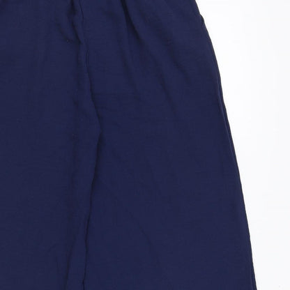 Womens UK Size 6 H&M Regular Fit  Blue Trousers