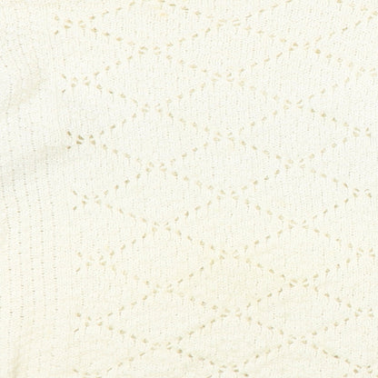 Womens UK Size 16 M&Co Ivory Pullover Jumper
