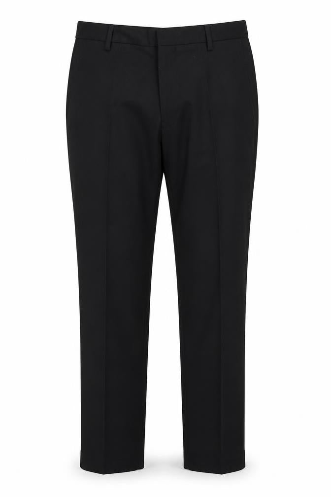 Mens UK Size 32 in Burton Regular Fit Dress Pants Black Trousers