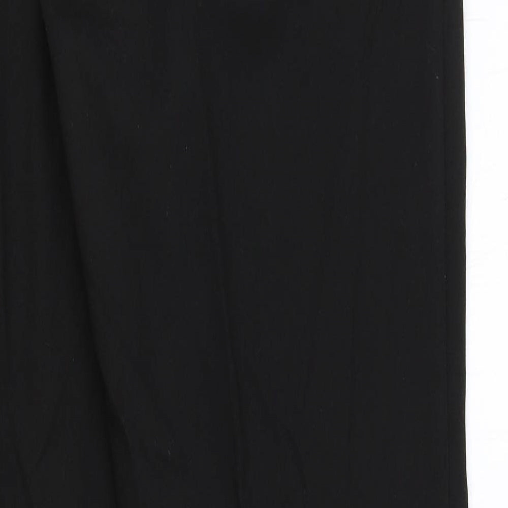 Burton Mens Black Polyester Dress Pants Trousers Size 32 in Regular Zip