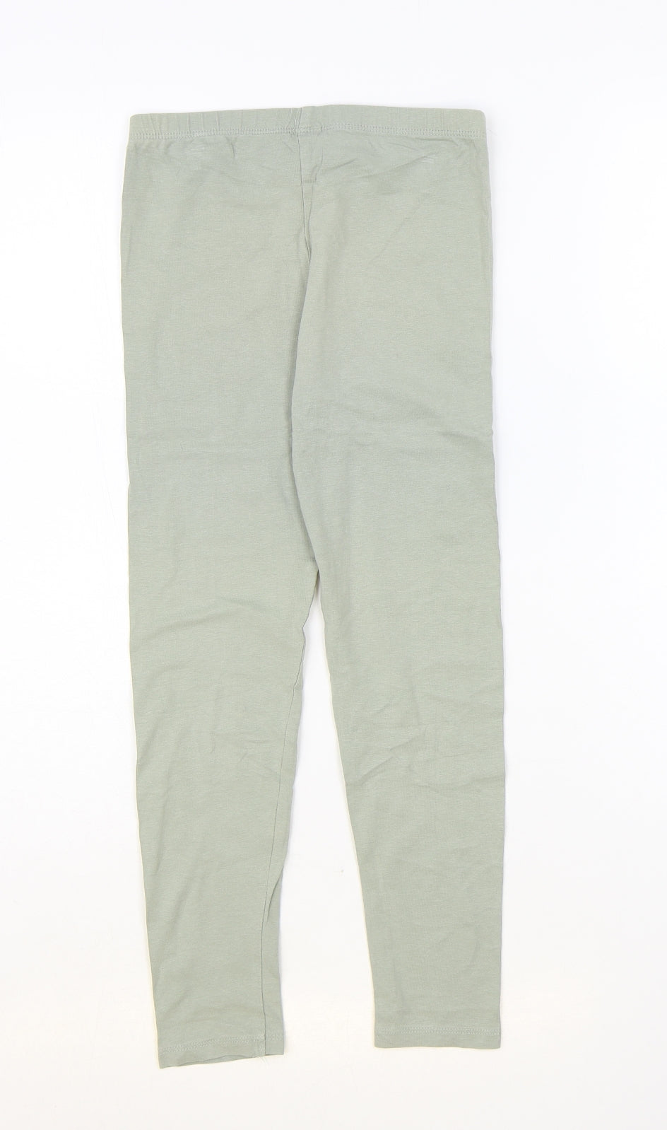 TU Girls Green Cotton Jogger Trousers Size 9 Months Regular - Leggings