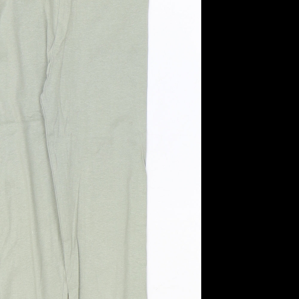 TU Girls Green Cotton Jogger Trousers Size 9 Months Regular - Leggings