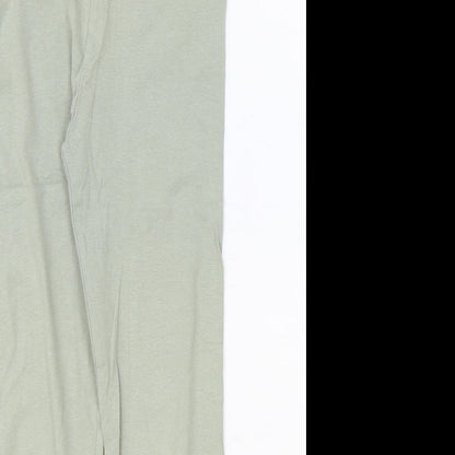 TU Girls Green Cotton Jogger Trousers Size 9 Months Regular - Leggings
