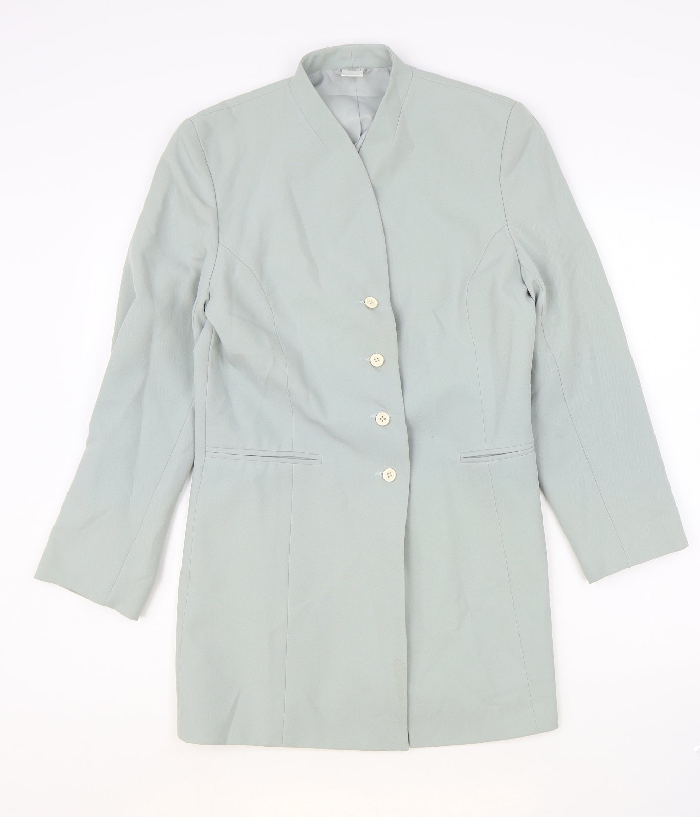 Womens UK Size 10 Preworn Regular Green Suit Jacket