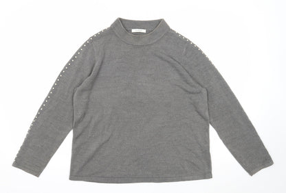 Womens UK Size 16 Marks and Spencer Grey Pullover Jumper