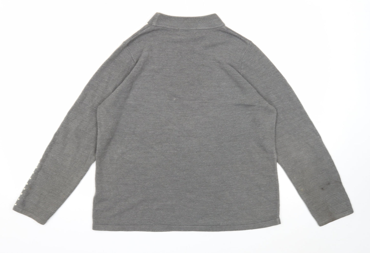 Womens UK Size 16 Marks and Spencer Grey Pullover Jumper