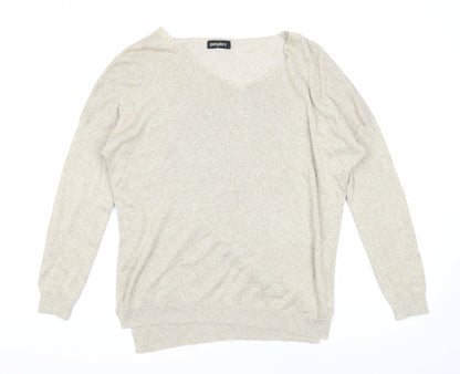 Womens UK Size 10 Pomodoro Gold Pullover Jumper
