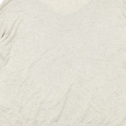 Womens UK Size 10 Pomodoro Gold Pullover Jumper