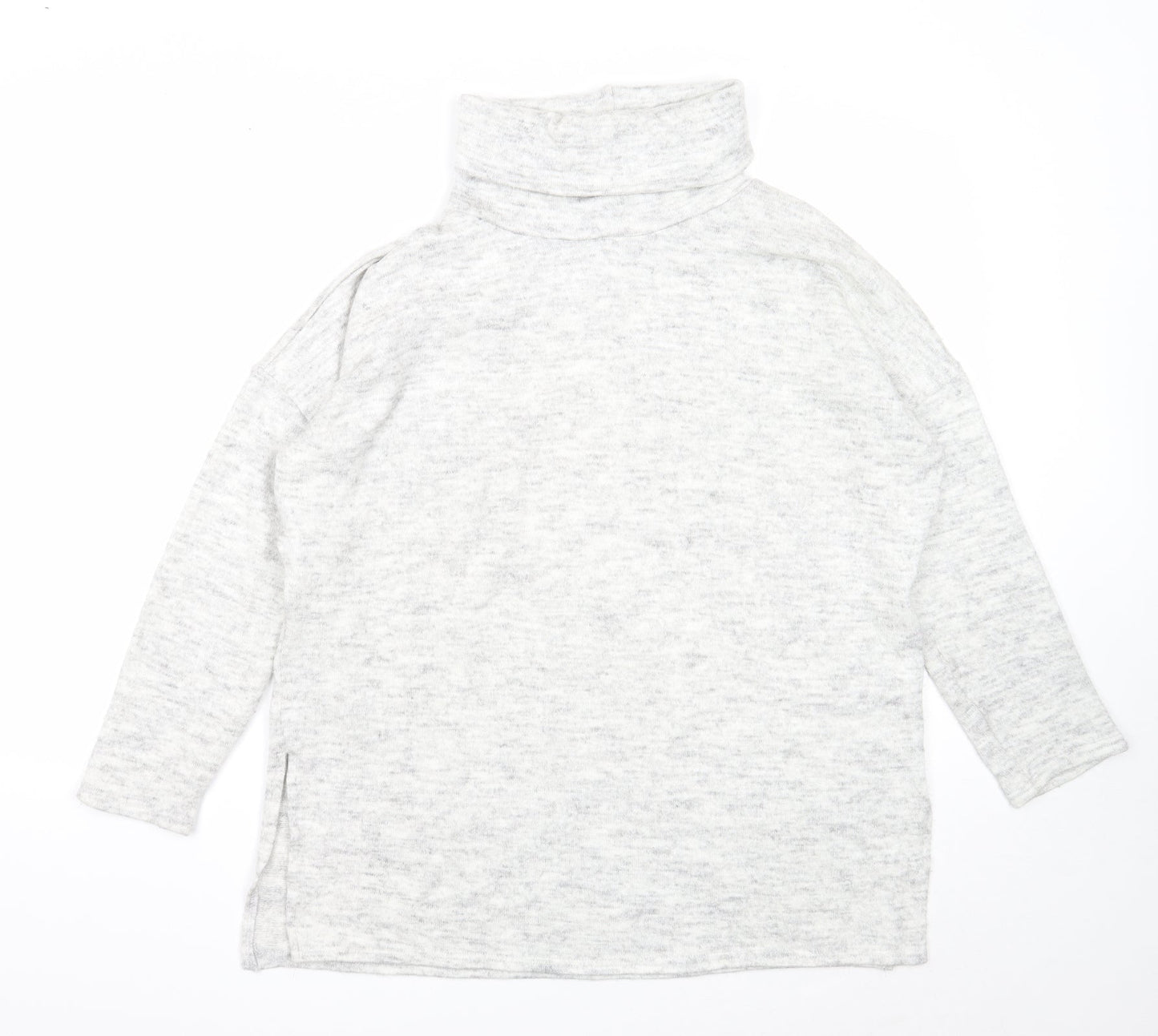 Womens UK Size M New Look Grey Pullover Jumper