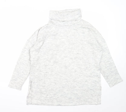 Womens UK Size M New Look Grey Pullover Jumper