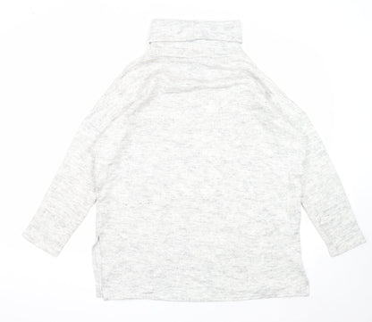 Womens UK Size M New Look Grey Pullover Jumper