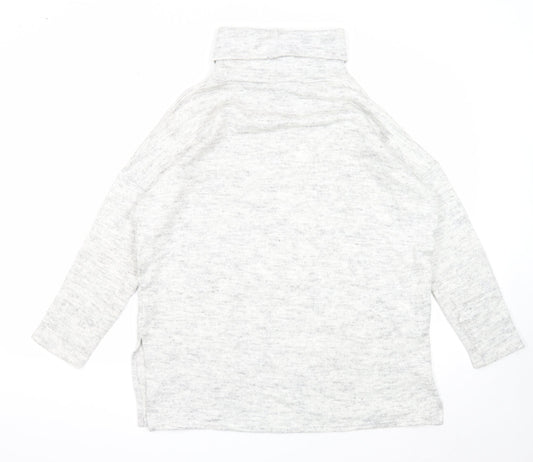 Womens UK Size M New Look Grey Pullover Jumper
