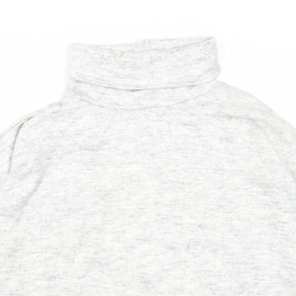 Womens UK Size M New Look Grey Pullover Jumper