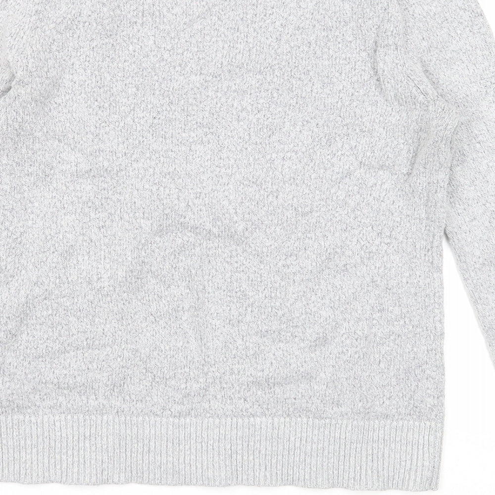 Womens UK Size XS Oasis Grey Pullover Jumper