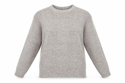 Womens UK Size XL Pure & Natural Brown Pullover Jumper