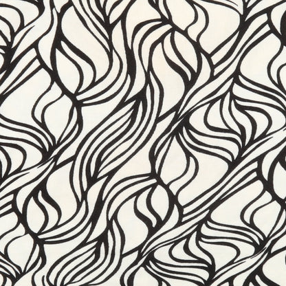 Classic Womens Ivory V-Neck Geometric Acrylic Pullover Jumper Size 20