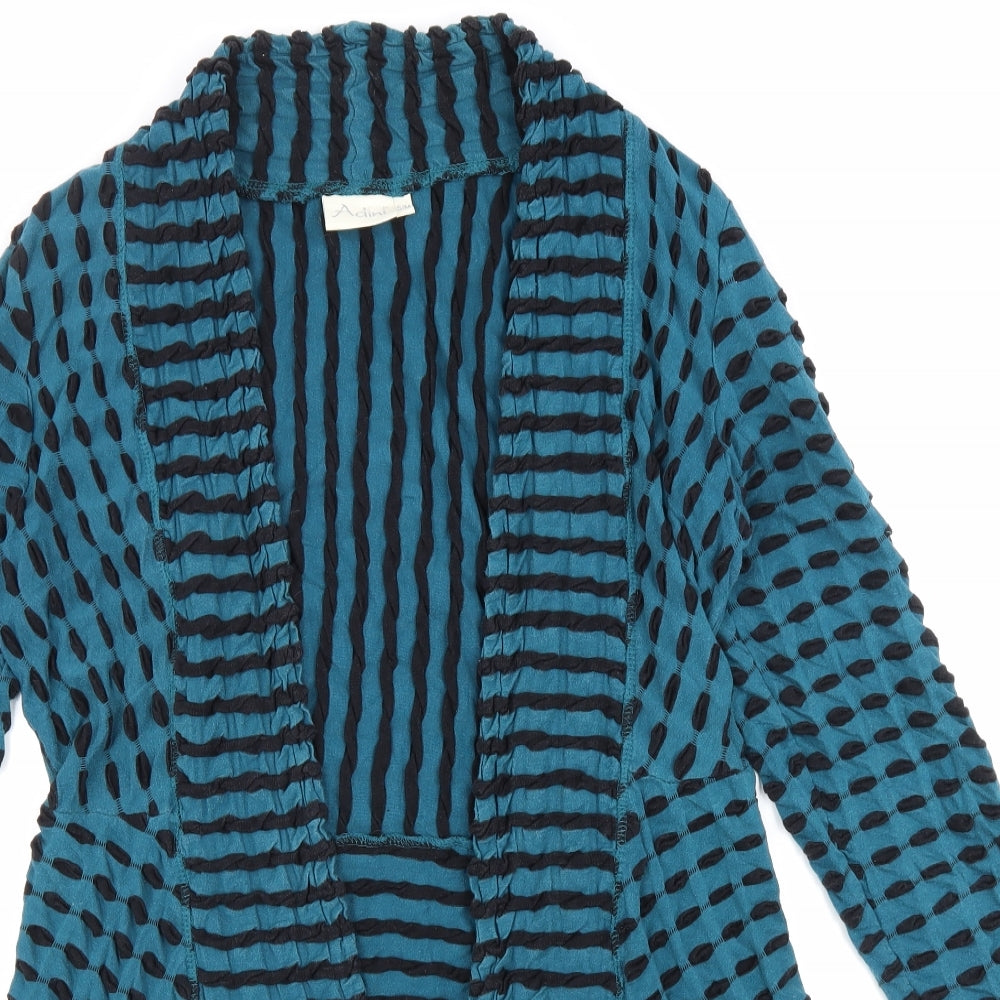 Womens UK Size S Adini Blue Cardigan Jumper