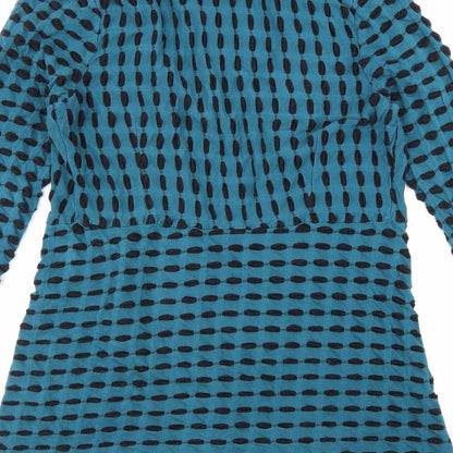 Womens UK Size S Adini Blue Cardigan Jumper