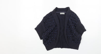 Womens UK Size 14 Per Una Blue Cardigan Jumper