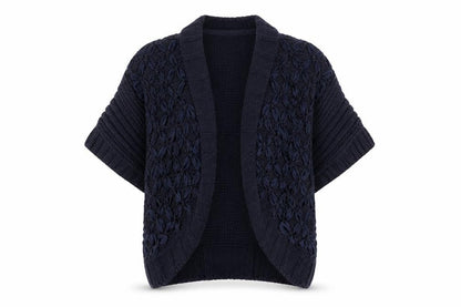 Womens UK Size 14 Per Una Blue Cardigan Jumper