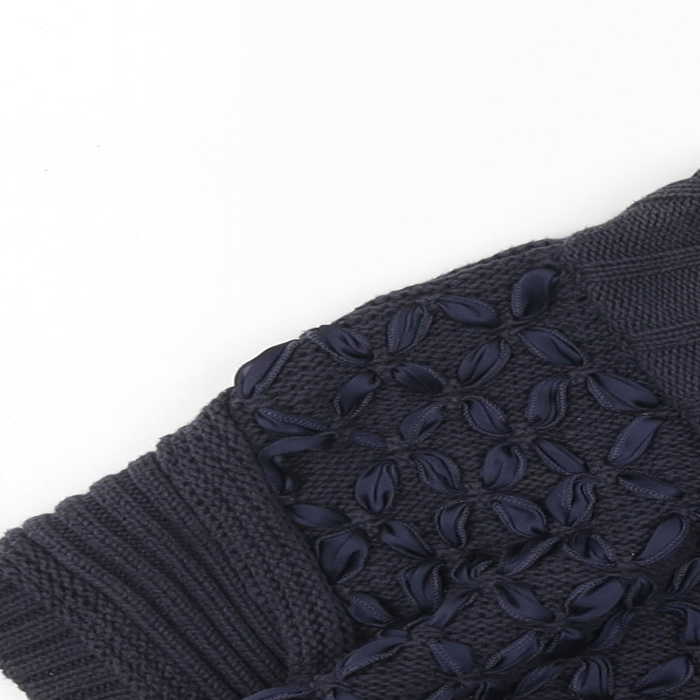 Womens UK Size 14 Per Una Blue Cardigan Jumper