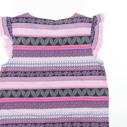 Womens UK Size 12 Bonmarché Pink Basic Tank