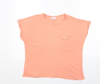 Womens UK Size 14 Principles Pink Basic T-Shirt