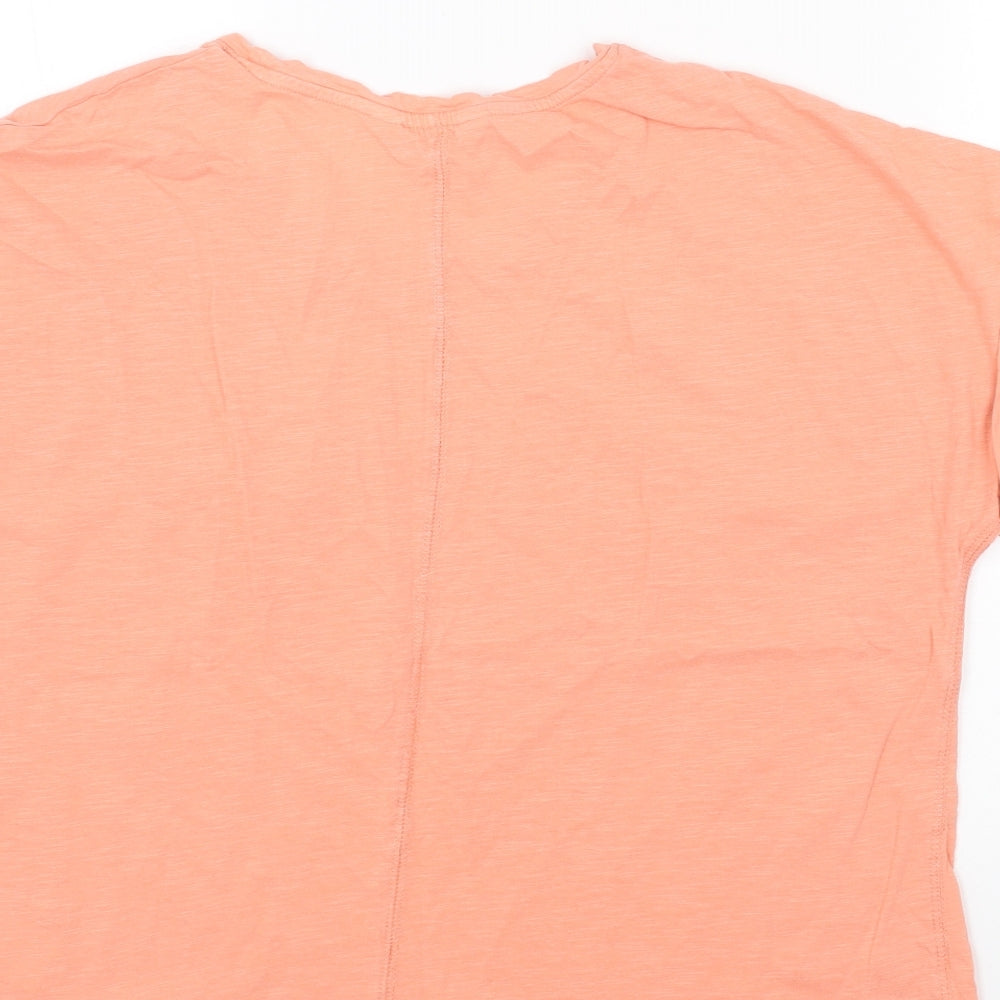Womens UK Size 14 Principles Pink Basic T-Shirt