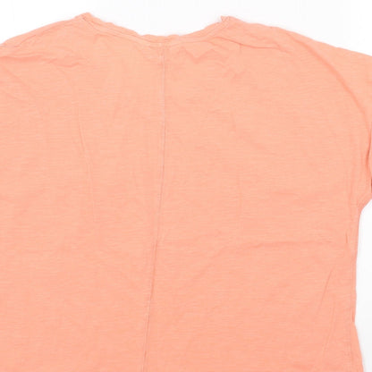 Womens UK Size 14 Principles Pink Basic T-Shirt