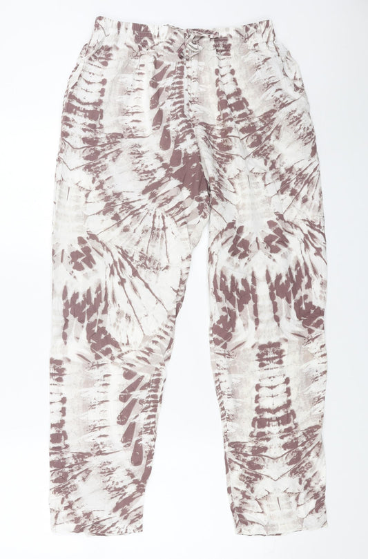 Womens UK Size 14 Saloos Regular Fit  White Trousers