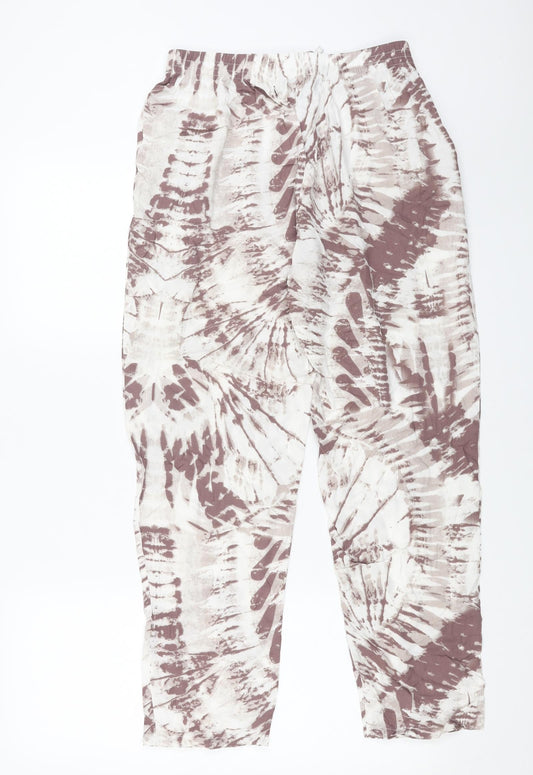 Womens UK Size 14 Saloos Regular Fit  White Trousers