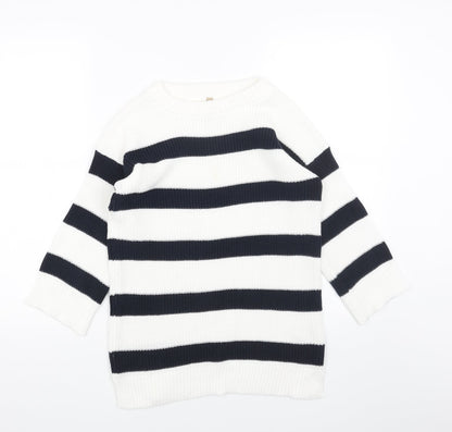 Womens UK Size XS Soyaconcept White Pullover Jumper