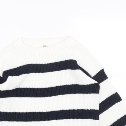 Womens UK Size XS Soyaconcept White Pullover Jumper