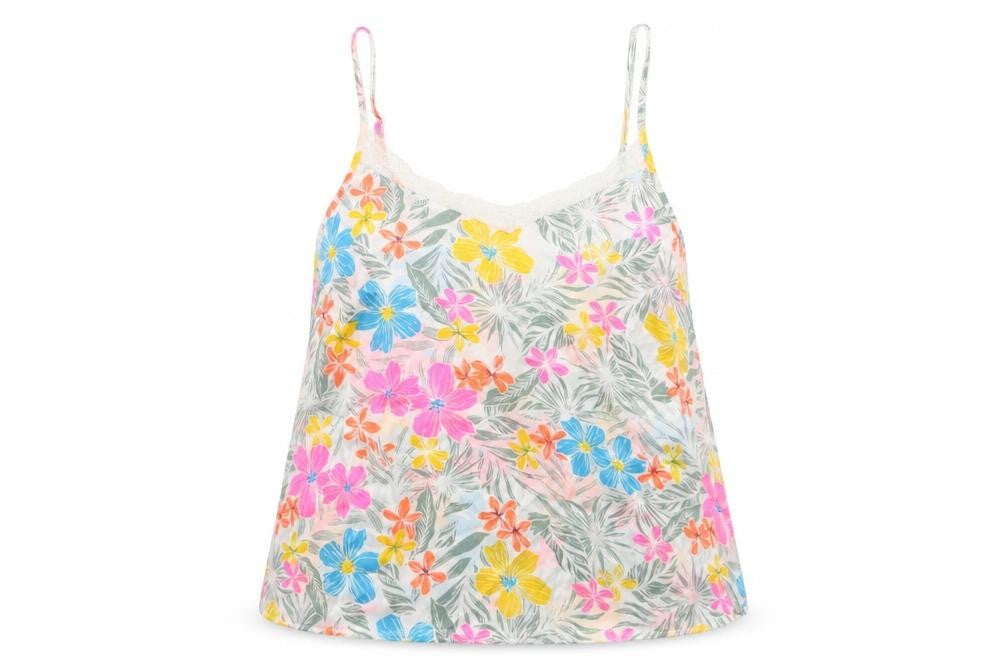 Womens UK Size 10 Preworn Multicoloured Basic Tank