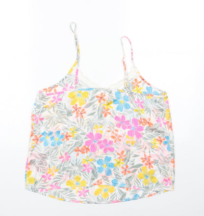 Womens UK Size 10 Preworn Multicoloured Basic Tank
