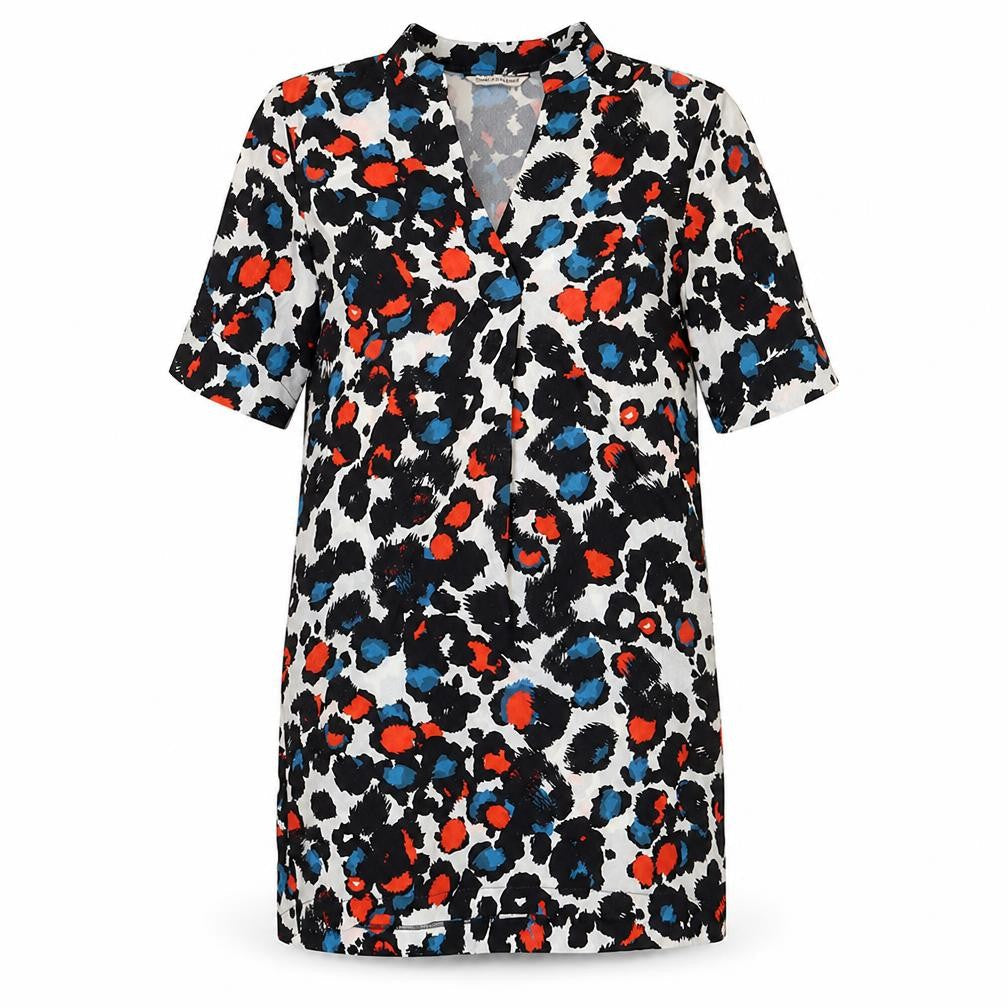 Womens UK Size M Preworn Multicoloured Basic Blouse