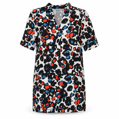 Womens UK Size M Preworn Multicoloured Basic Blouse