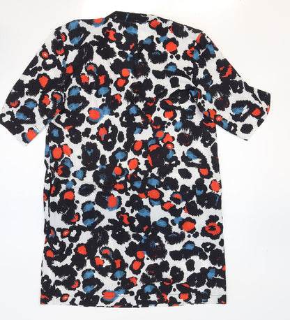 Womens UK Size M Preworn Multicoloured Basic Blouse