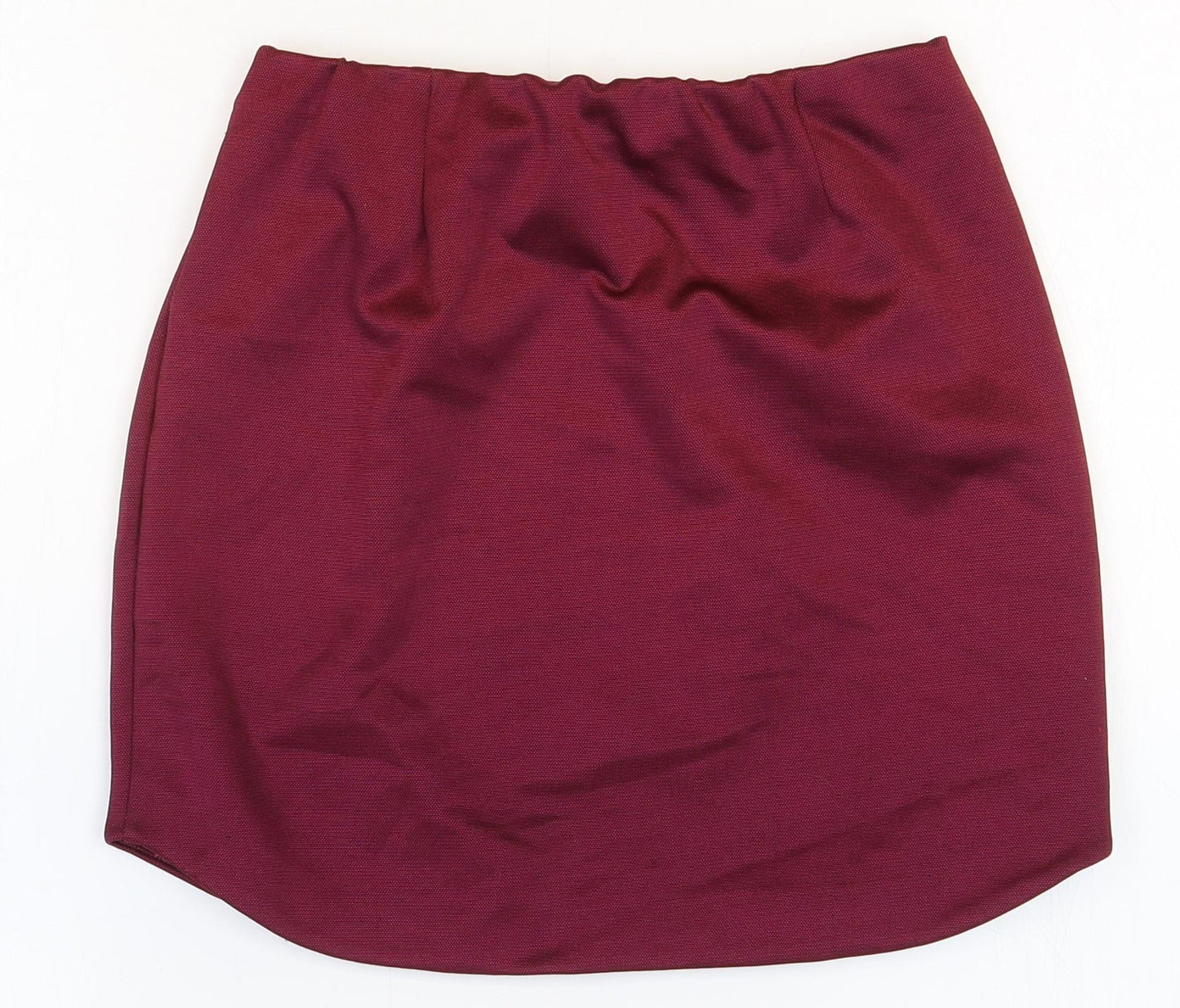 ASOS Womens Red Polyester Mini Skirt Size 10