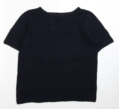 Womens UK Size 12 Lakeland Blue Pullover Jumper