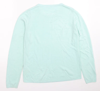 Womens UK Size 10 Marks and Spencer Blue Pullover Jumper