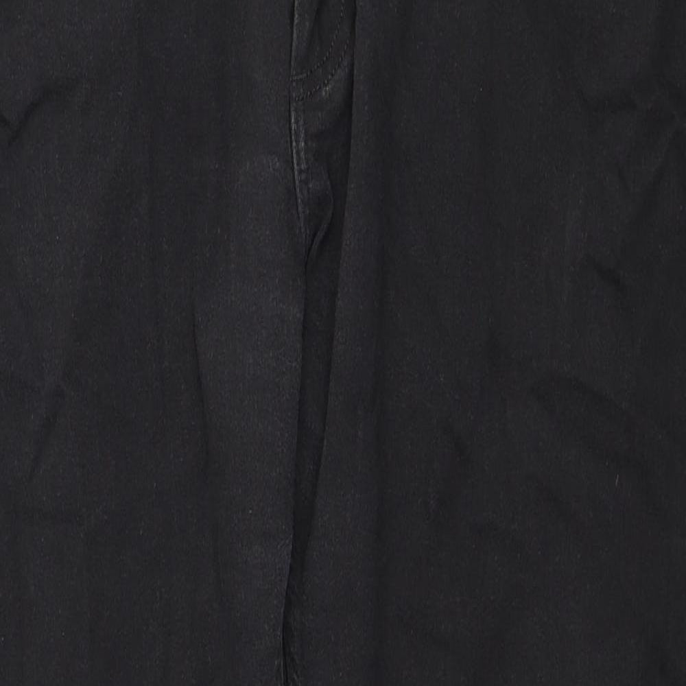 Womens UK Size 40 in Marks and Spencer Regular Fit Straight Black Jeans